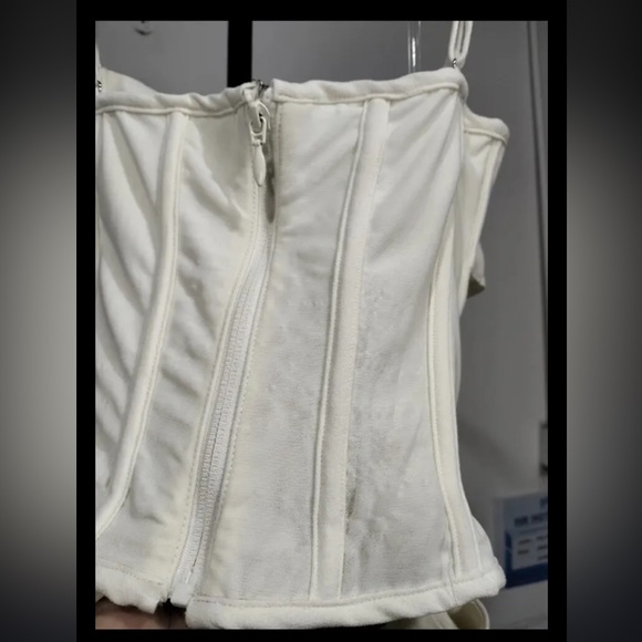 HOUSE OF CB - ‘Paloma’ Ivory Corset Maxi Dress - Size S 4/6 - Picture 4 of 10